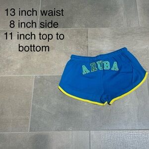Aruba shorts girls size small